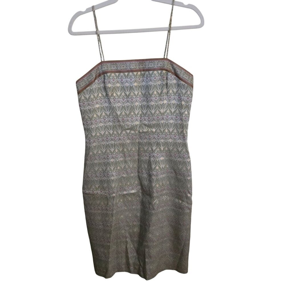 Isabel Ardee Designer Jaquard Spaghetti Strap She… - image 1